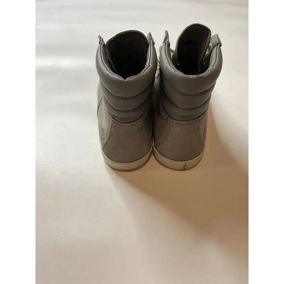 Timberland Dausette Women’s 7 Gray Nubuck High Sneaker Boot Ortholite A1H26 - Picture 6 of 8